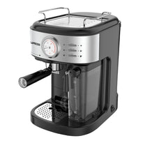 LePresso Coffee Machine – 20 Bar Pressure Pump, Capsule Filter, Milk Froth Nozzle – 1.7L Water Tank, 1050-1250W – Black