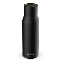 LePresso 600ml Smart Hydration Vacuum Bottle | Stainless Steel, 12-Hour Temperature Retention, Digital Tracking & Alerts | LP600SBBK