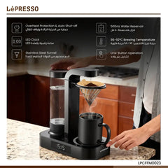 A Photo Of Lepresso Brew Time Drip Coffee Maker