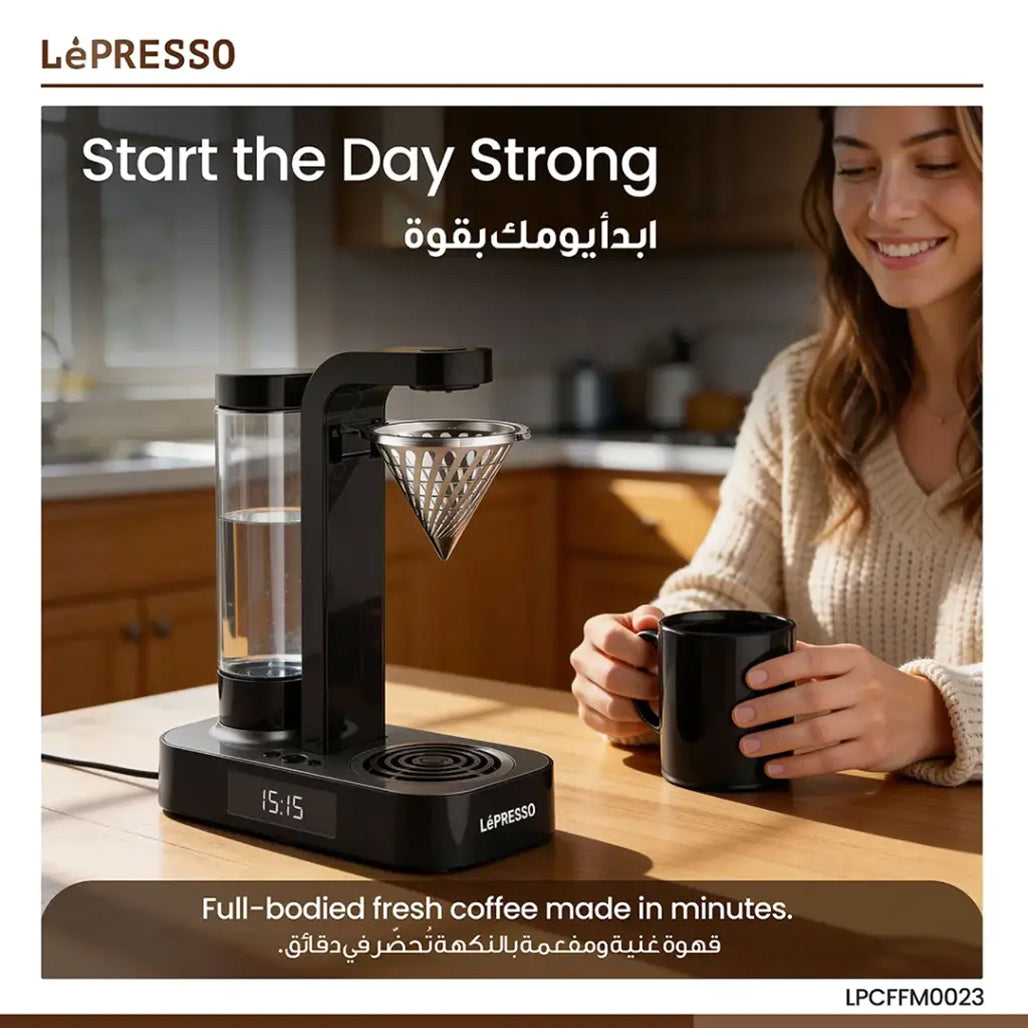 A Photo Of Lepresso Brew Time Drip Coffee Maker