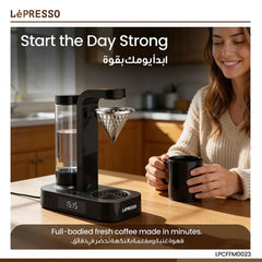 A Photo Of Lepresso Brew Time Drip Coffee Maker
