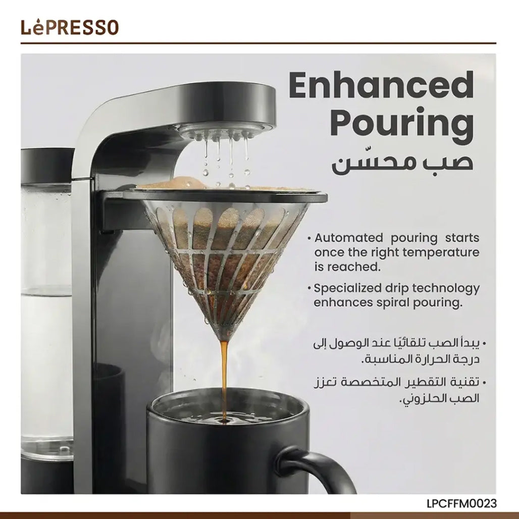A Photo Of Lepresso Brew Time Drip Coffee Maker