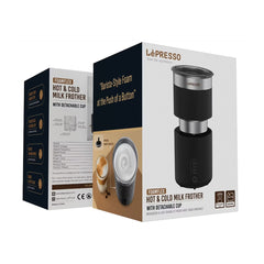A Photo Of LePresso Foamflex Hot & Cold Milk Frother – 500mL - Black - LPCFFMF0099BK