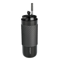 Lepresso Thermal Tumbler with Infusion Filter - 520ml Stainless Steel Insulated Bottle with Reusable Straw