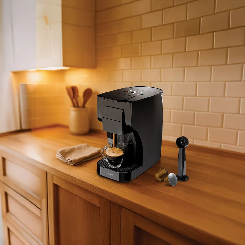 A Photo Of Lepresso Multi-Capsule Coffee Machine - LPCM6618BK