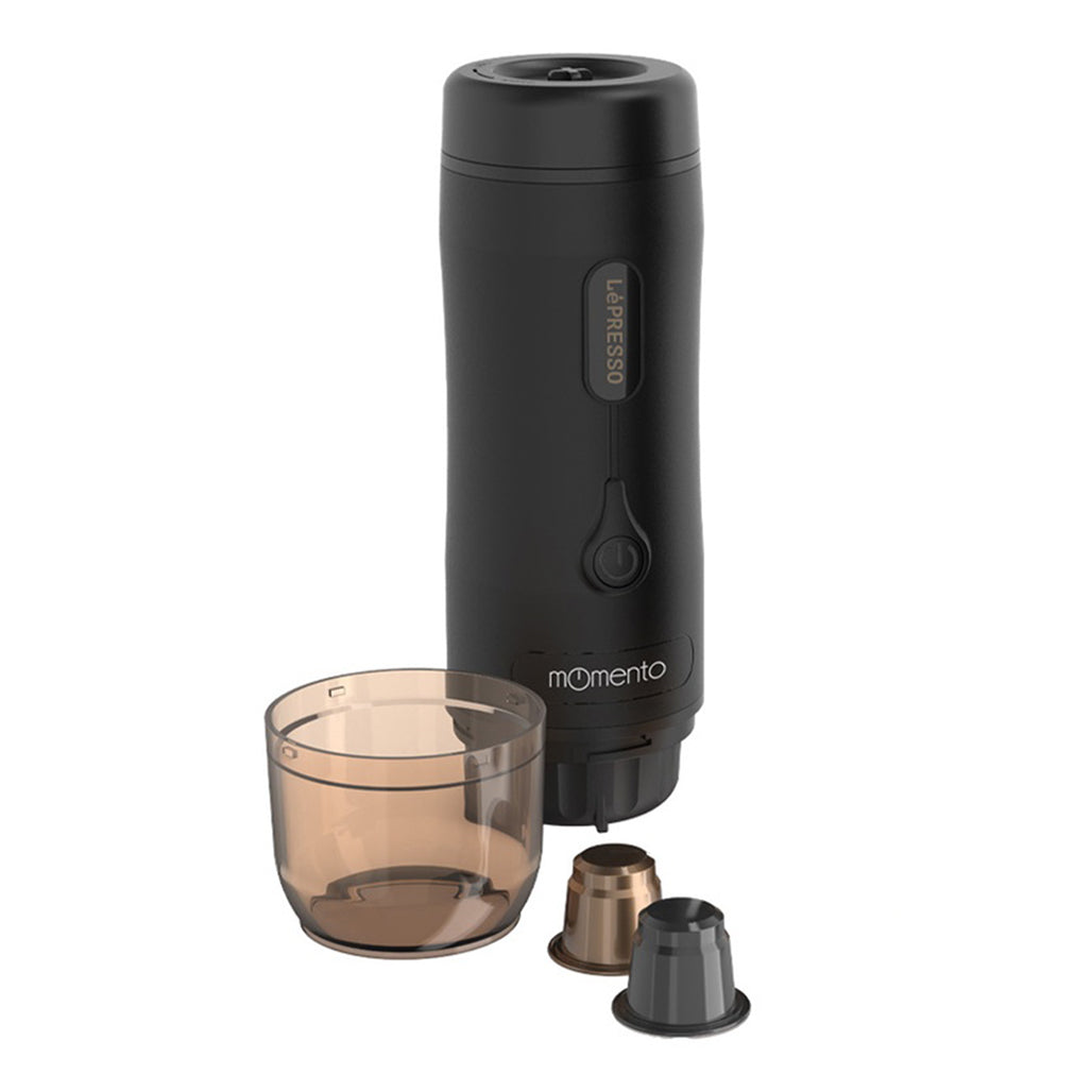 A Photo Of LePresso Momento 2.0 Portable Espresso Coffee Machine - Black
