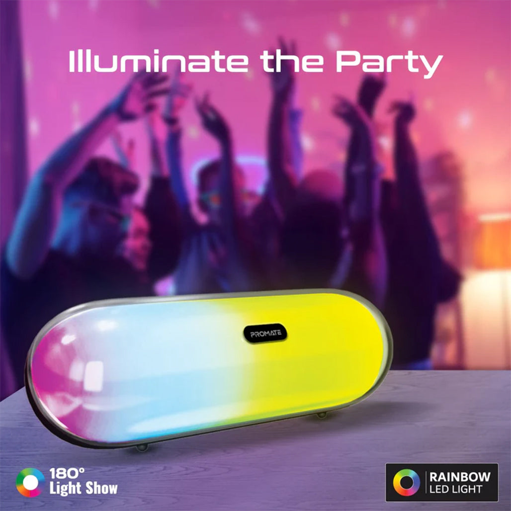 A Photo Of Promate LumiBar - High Fidelity True Wireless Bluetooth v5.3 Speaker