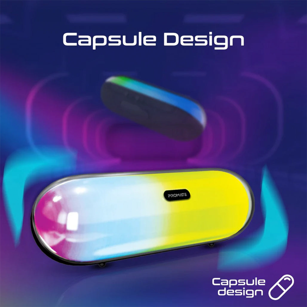 A Photo Of Promate LumiBar - High Fidelity True Wireless Bluetooth v5.3 Speaker