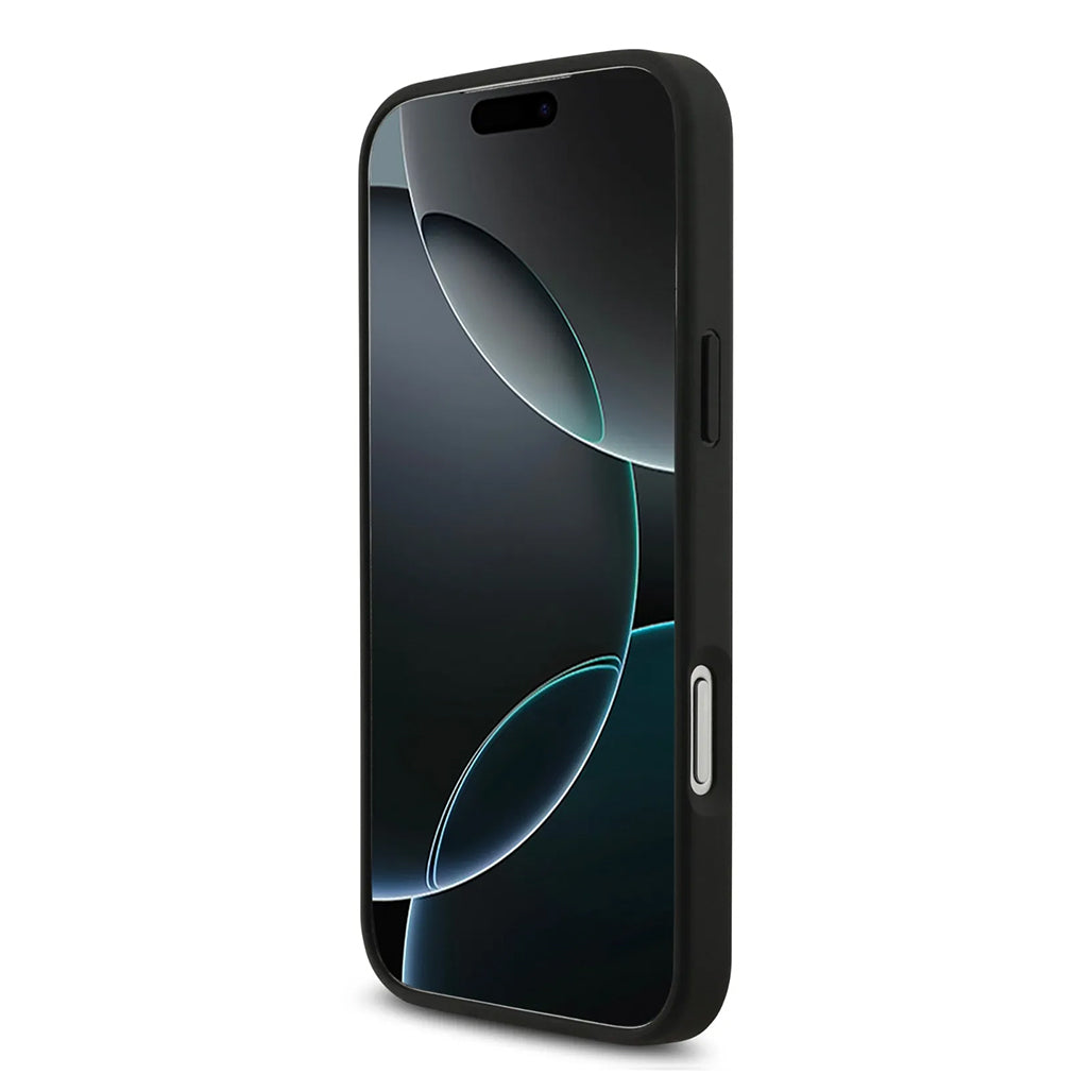 A Photo Of Lacoste MagSafe PU Leather Hard Case with Bliss Design for iPhone 17 Pro Max