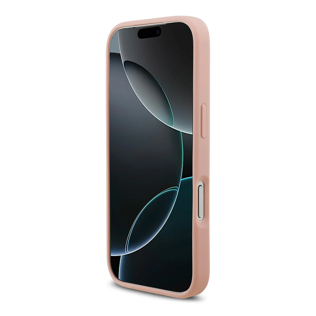 A Photo Of Lacoste MagSafe PU Leather Hard Case with Bliss Design for iPhone 17 Pro Max