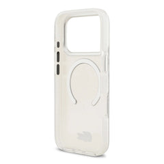 A Photo Of Lacoste MagSafe Transparent TPU+PC Case with Frosted Finish for iPhone 17 Pro