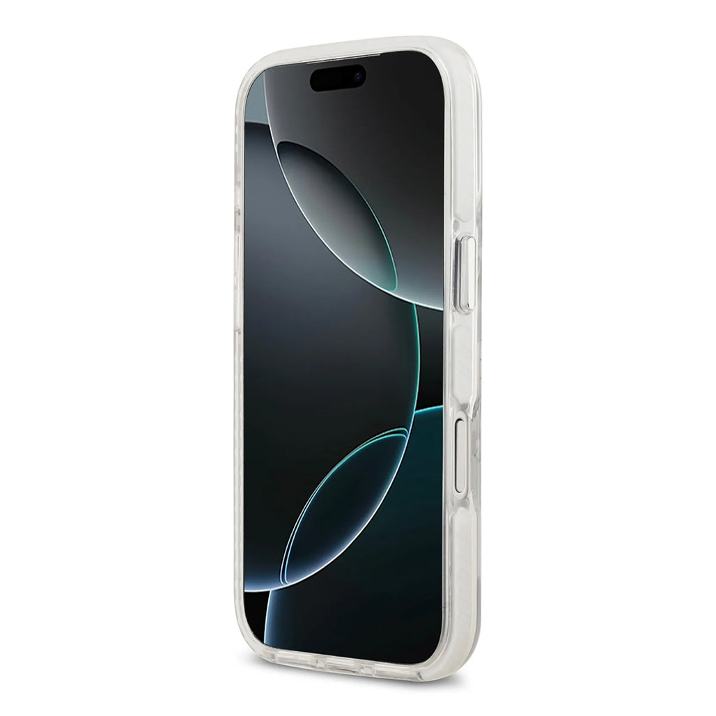 A Photo Of Lacoste MagSafe Transparent TPU+PC Case with Frosted Finish for iPhone 17 Pro