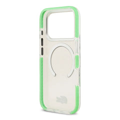 A Photo Of Lacoste MagSafe Transparent TPU+PC Case with Frosted Finish for iPhone 17 Pro