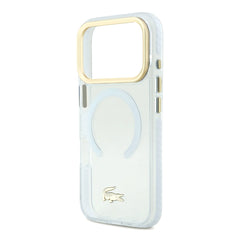 A Photo Of Lacoste MagSafe Transparent TPU+PC Frosted Case for iPhone 17 Pro