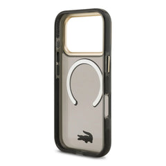 A Photo Of Lacoste MagSafe Transparent TPU+PC Frosted Case for iPhone 17 Pro