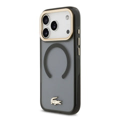 A Photo Of Lacoste MagSafe Transparent TPU+PC Frosted Case for iPhone 17 Pro
