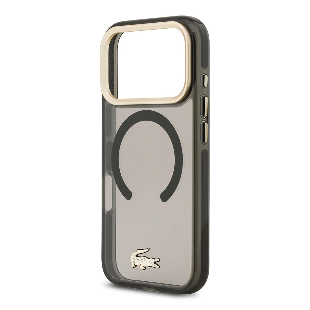 A Photo Of Lacoste MagSafe Transparent TPU+PC Frosted Case for iPhone 17 Pro