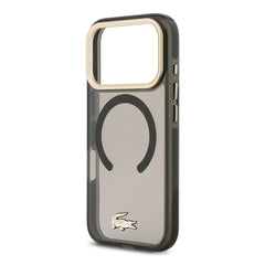 A Photo Of Lacoste MagSafe Transparent TPU+PC Frosted Case for iPhone 17 Pro