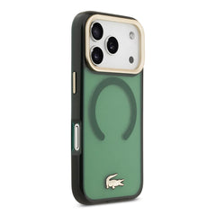 A Photo Of Lacoste MagSafe Transparent TPU+PC Frosted Case for iPhone 17 Pro