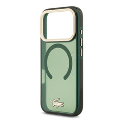 A Photo Of Lacoste MagSafe Transparent TPU+PC Frosted Case for iPhone 17 Pro