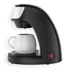 A Photo Of LePresso Mini Coffee Maker with Ceramic Mug