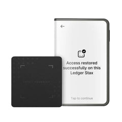 A Photo Of Ledger Stax - Secure Touchscreen Hardware Wallet
