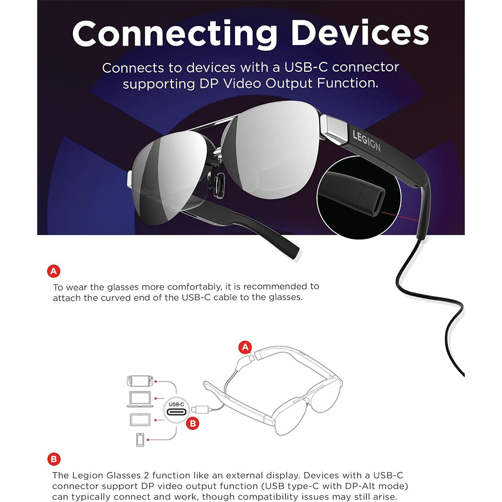 A Photo Of Lenovo Legion Glasses Gen 2