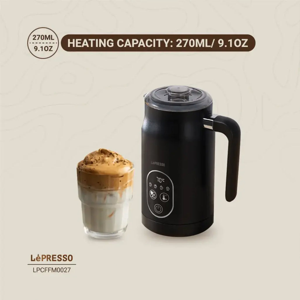 A Photo Of Lepresso Four Froth Milk Frother - Black
