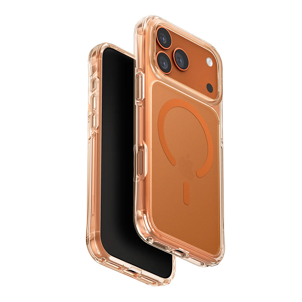 A Photo Of Uniq LifePro Xtreme for iPhone 17 Pro - Anti-Fingerprint Slim Hybrid Case with MagClick
