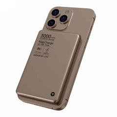 A Photo Of Lito LP01 5000mAh Wireless Magnetic Power Bank – 15W MagSafe Charging, 20W PD Fast Charge