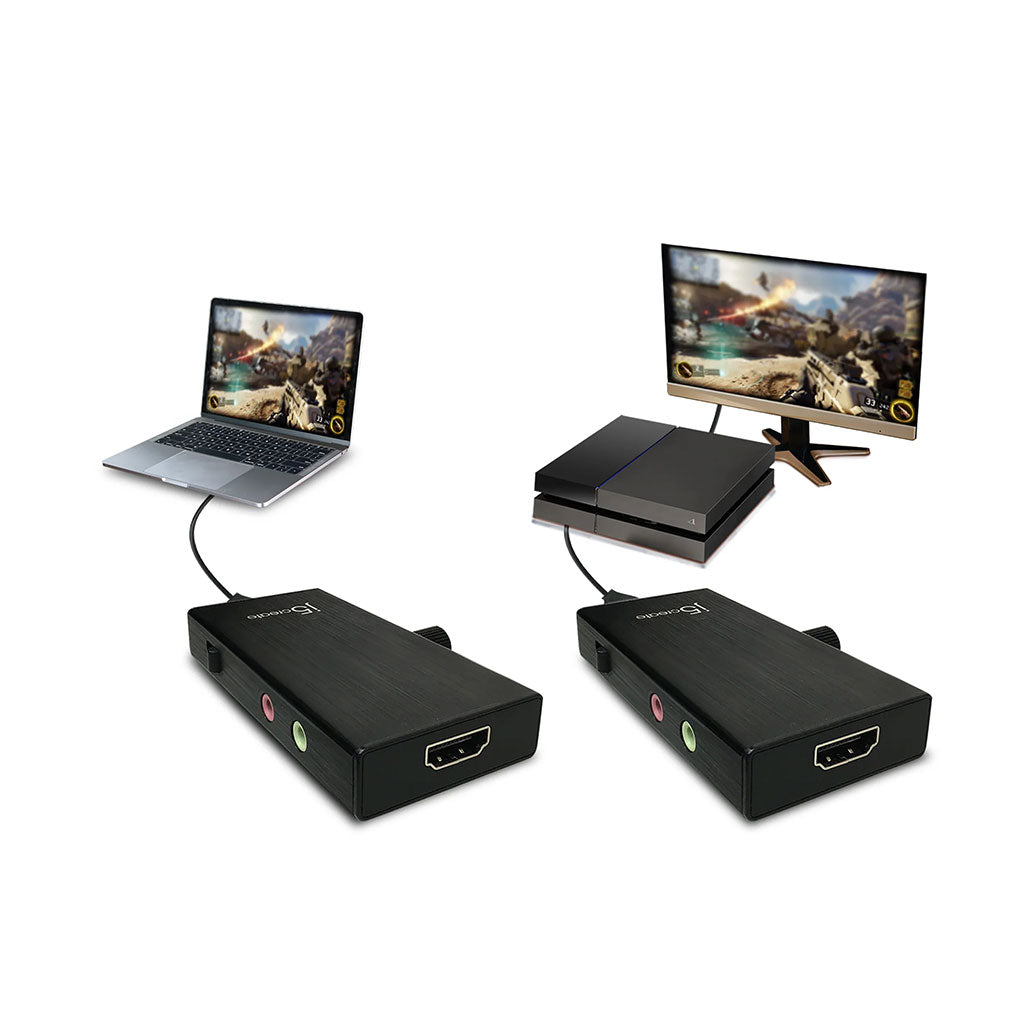 A Photo Of J5Create Live Capture Adapter HDMI to USB-C with Power Delivery - JVA02
