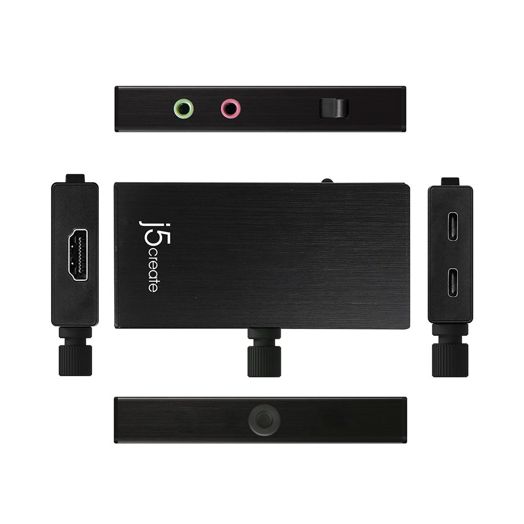 A Photo Of J5Create Live Capture Adapter HDMI to USB-C with Power Delivery - JVA02