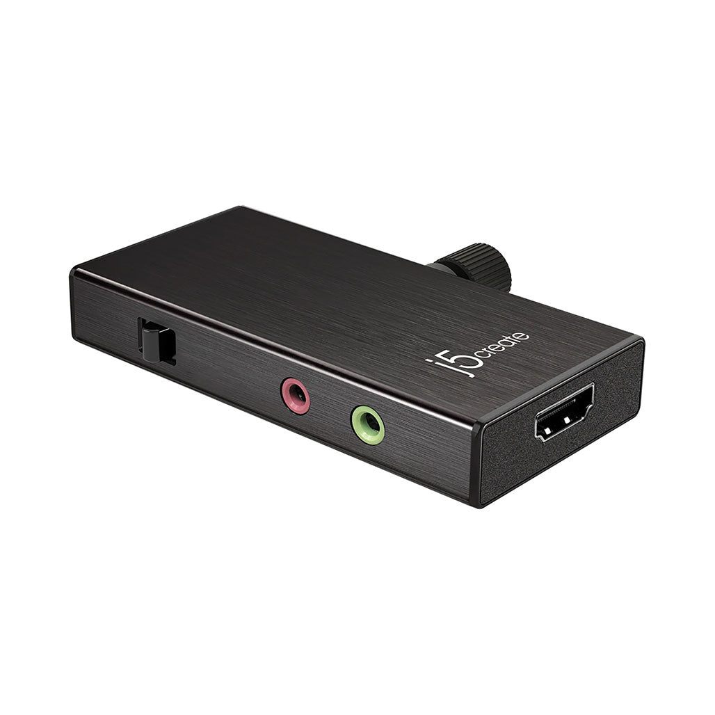 A Photo Of J5Create Live Capture Adapter HDMI to USB-C with Power Delivery - JVA02