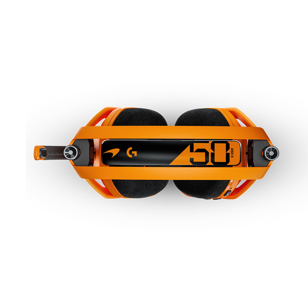 A Photo Of Logitech Astro A50 X - McLaren Racing Edition - Wireless Gaming Headset