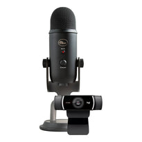 Logitech Pro Streamer Pack - Blue Yeti USB Microphone & C922 Pro HD Webcam