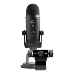 A Photo Of Logitech Pro Streamer Pack - Blue Yeti USB Microphone & C922 Pro HD Webcam