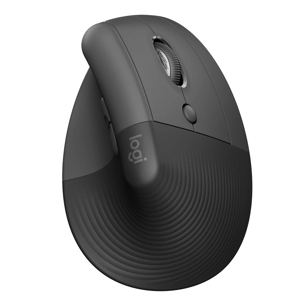 A Photo Of Logitech Lift - Ergonomic Vertical Mouse - Graphite