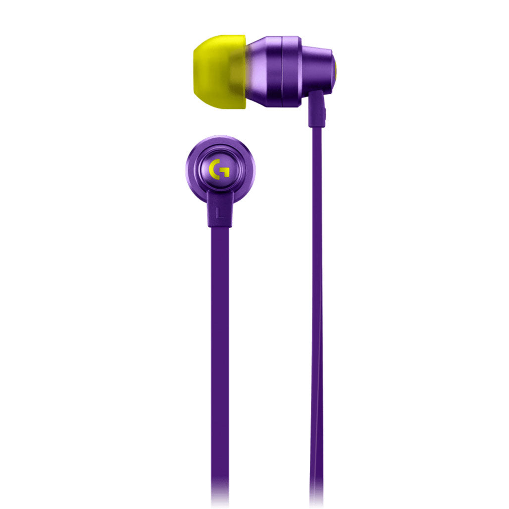 A Photo Of Logitech 981-000936 G333 - Purple - Gaming Earphones with Mic and Dual Drivers