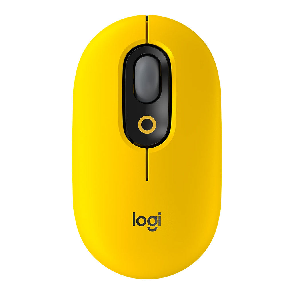A Photo Of Logitech POP Wireless Mouse with Emoji Customization