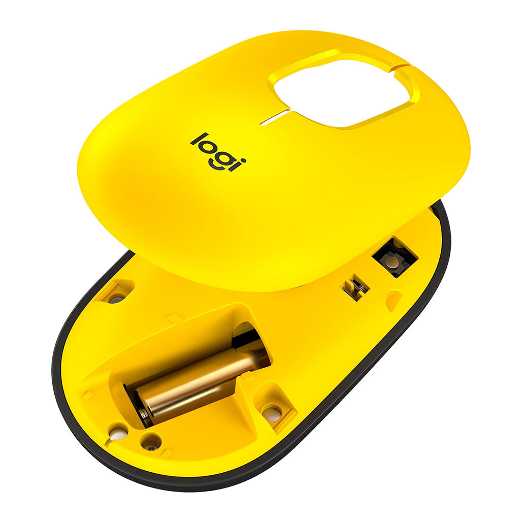 A Photo Of Logitech POP Wireless Mouse with Emoji Customization