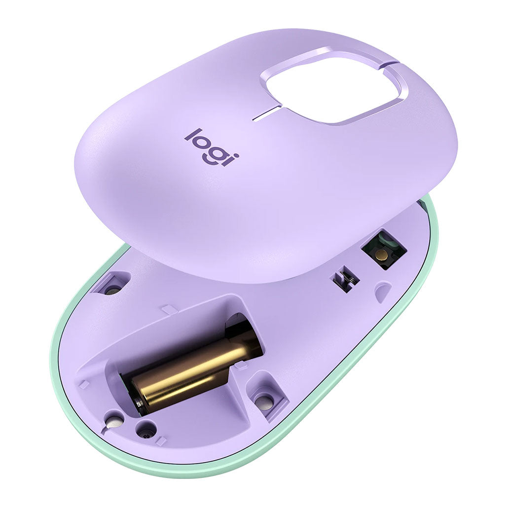 A Photo Of Logitech POP Wireless Mouse with Emoji Customization