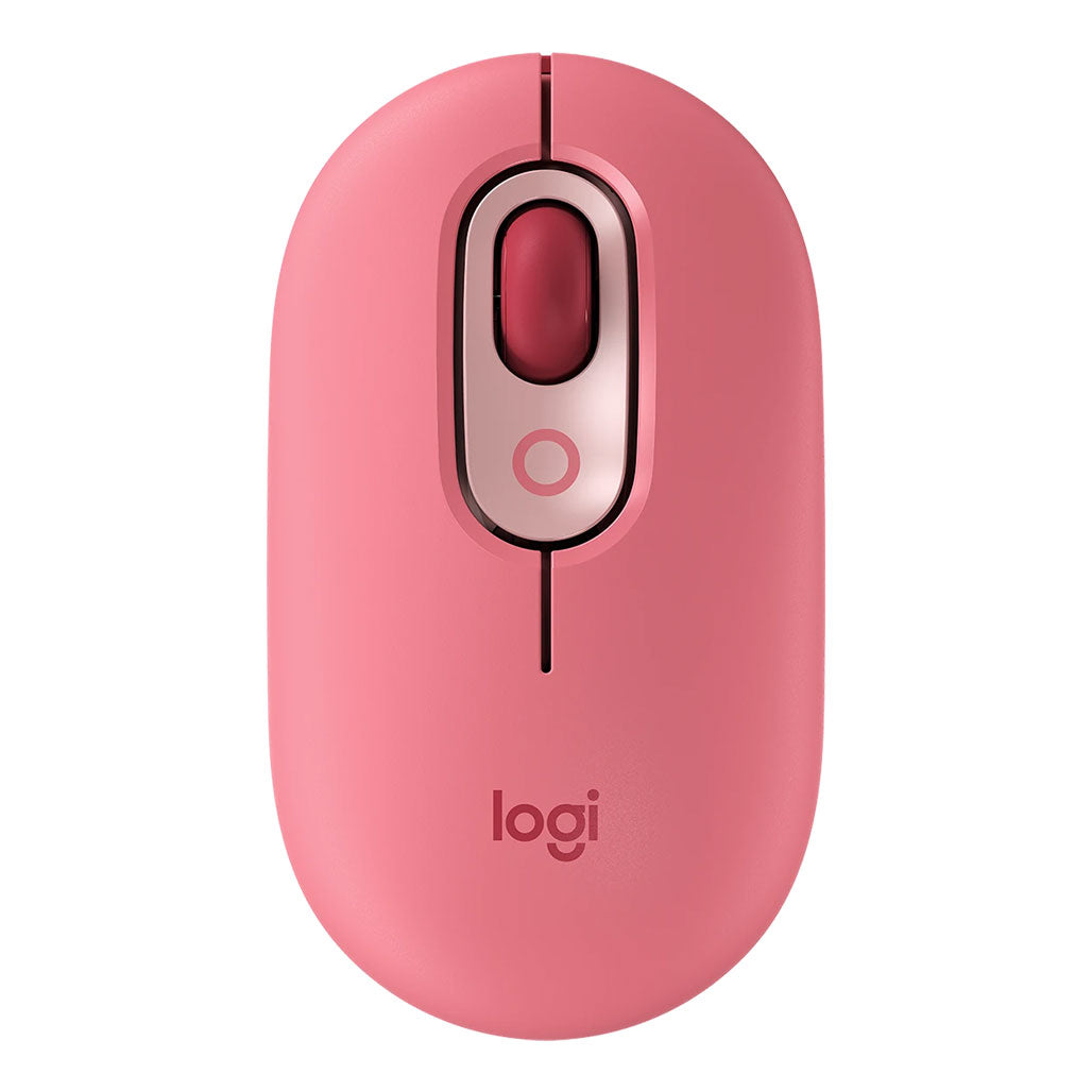 A Photo Of Logitech POP Wireless Mouse with Emoji Customization
