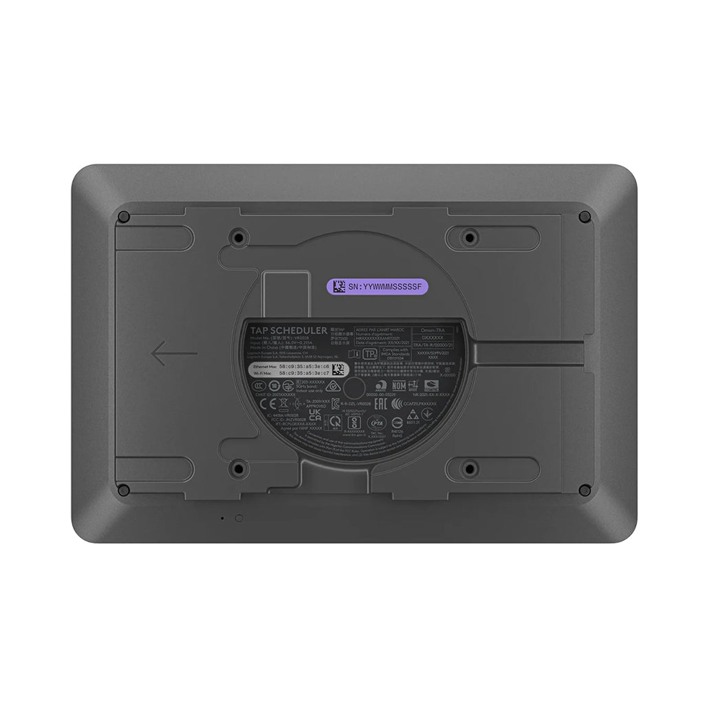 A Photo Of Logitech Tap Scheduler – 10.1” Meeting Room Scheduling Panel