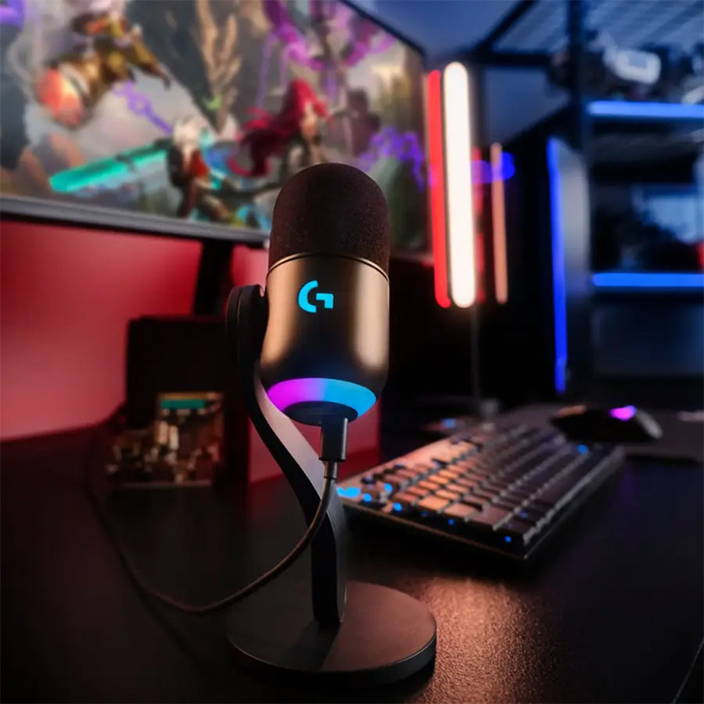 A Photo Of Logitech YETI GX - Dynamic USB Gaming Microphone with LIGHTSYNC RGB - 988-000567