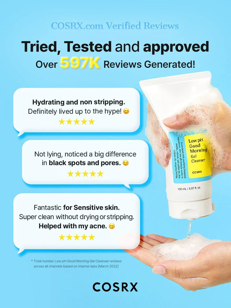 A Photo Of COSRX Low pH Good Morning Gel Cleanser