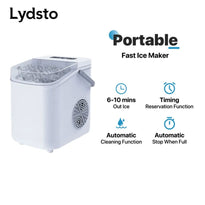 Lydsto Ice Maker Machine - Automatic Household Ice Maker with Touch Screen