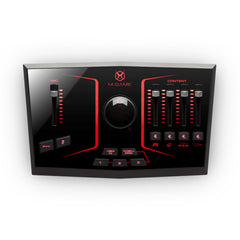 A Photo Of M-Audio - M-Game SOLO - USB Streaming Mixer with LED Lighting, Voice FX & Sampler
