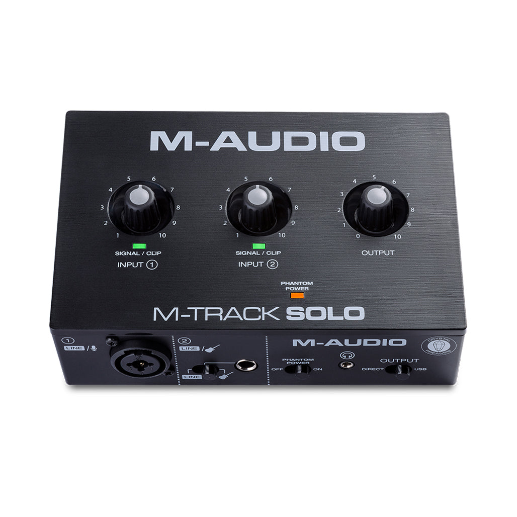 A Photo Of M-Audio M-Track Solo – Compact USB Audio Interface
