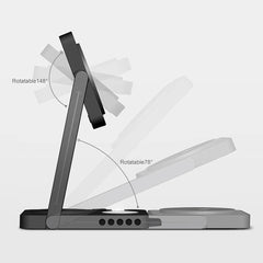 A Photo Of AULUMU M01 4-in-1 MagSafe Wireless Charging Station & Folding Pad
