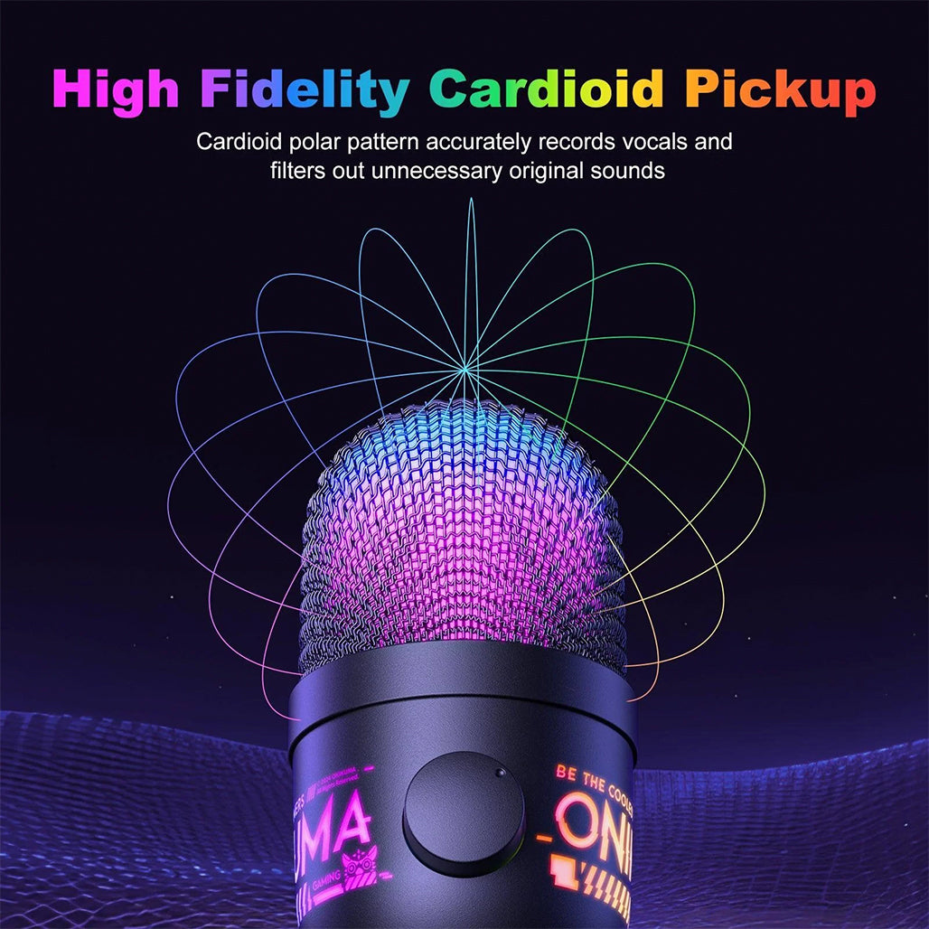 A Photo Of Onikuma M930 Studio RGB Microphone